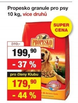 Granule pro psy Propesko