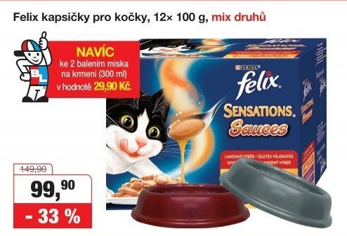 Kapsičky pro kočky Felix Purina