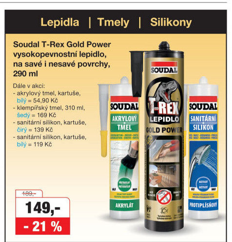 Lepidlo Gold Power T-Rex Soudal