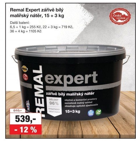 Malířský nátěr Expert Remal