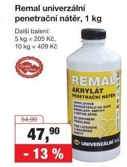 Penetrační nátěr Univerzální Remal