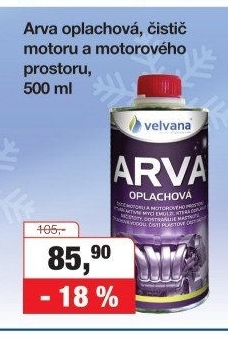 Přípravek Arva oplachová Velvana