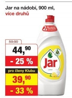 Prostředek na nádobí Jar