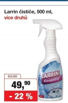 Prostředky čisticí Larrin