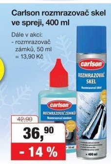 Rozmrazovač skel Carlson