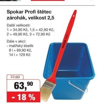Štětec zárohák Spokar