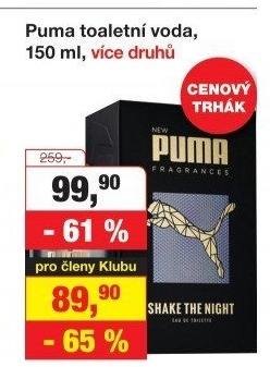 Toaletní vodyPuma