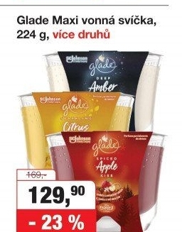 Vonná svíčka Glade by Brise