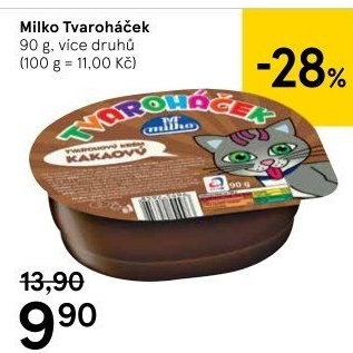 Dezert Tvaroháček Milko