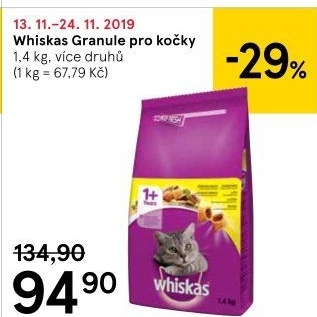 Granule pro kočky Whiskas