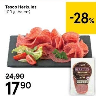 Salám Herkules Tesco