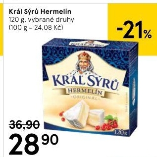 Sýr Hermelín Král sýrů