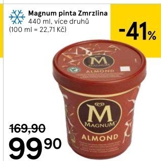 Zmrzlina v kelímku Magnum Algida