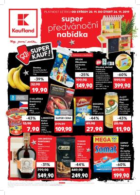 akční leták Kaufland 20.11.2019-26.11.2019