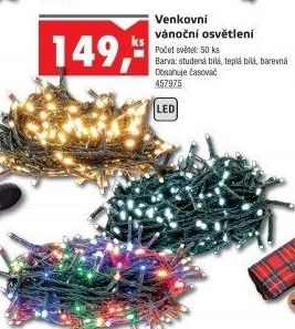 LED světelný řetěz Retlux