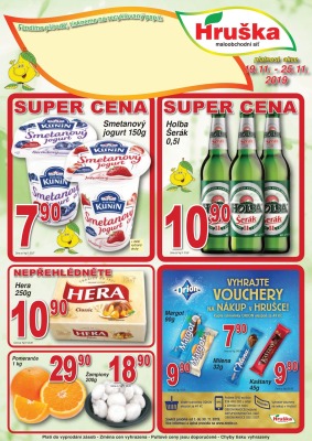 akční leták Hruška 19.11.2019-25.11.2019