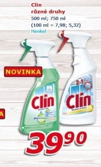 Prostředky čisticí Clin