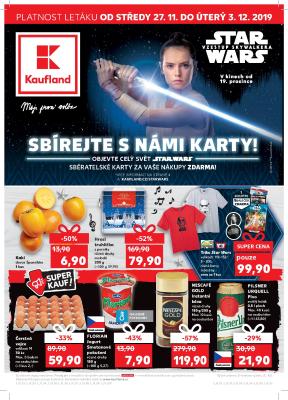 akční leták Kaufland 27.11.2019-3.12.2019