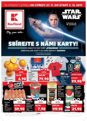 akční leták Kaufland 27.11.2019-3.12.2019