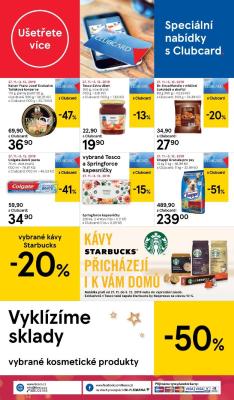 akční leták Tesco 27.11.2019-1.12.2019