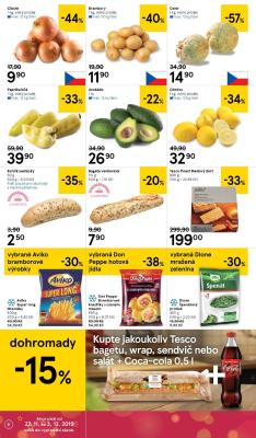 akční leták Tesco 27.11.2019-1.12.2019