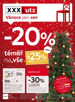 akční leták XXXLutz 25.11.2019-8.12.2019