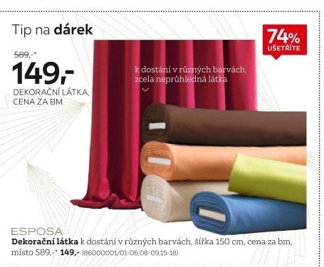 DEKORAČNÍ LÁTKA