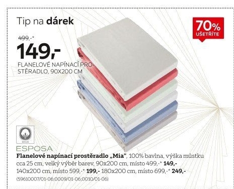 NAPÍNACÍ PROSTĚRADLO