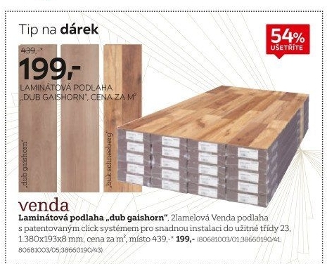 PODLAHA LAMINÁTOVÁ