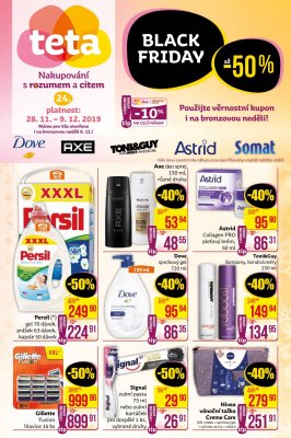 akční leták Teta drogerie 28.11.2019-9.12.2019