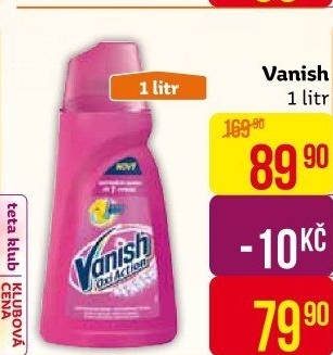 Čističe Vanish