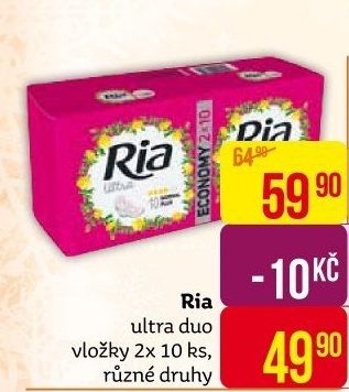 Dámské vložky Ria Ultra