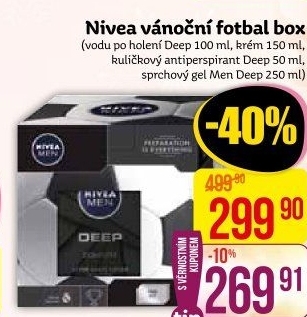 Dárková kazeta fotbal box Nivea