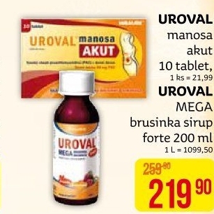 Doplněk stravy Akut Uroval Manosa