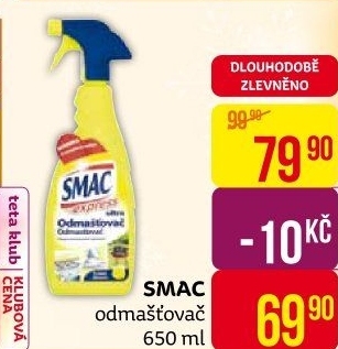 Odmašťovač Smac Express