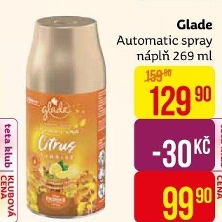 Osvěžovače vzduchu Glade by Brise Automatic spray - náplň