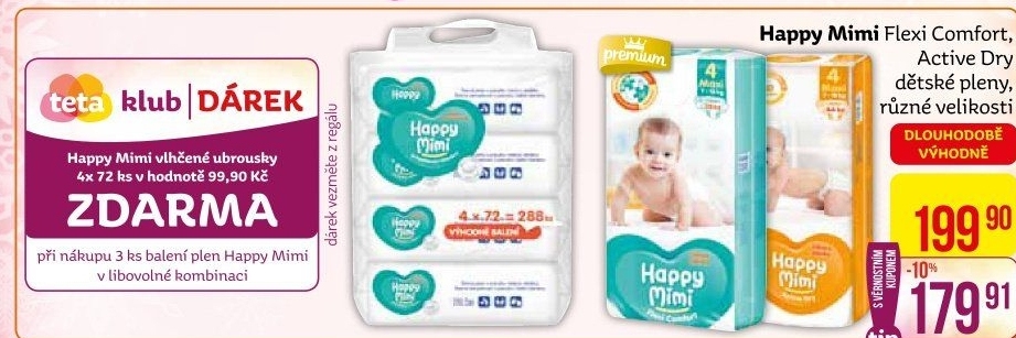 Pleny dětské Happy Mimi Flexi Comfort