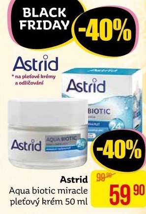 Pleťový krém Aqua biotic miracle Astrid