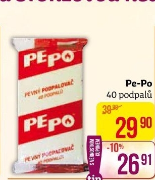 Podpalovač pevný Pe-Po