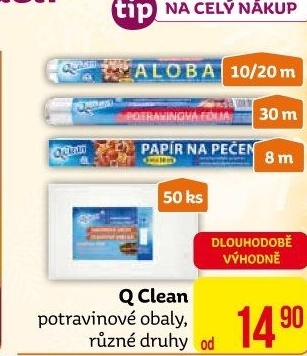Potravinové obaly Q Clean