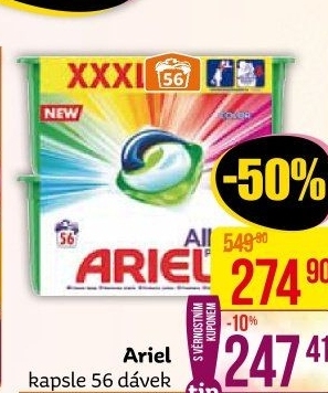 Prací kapsle Ariel