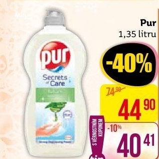 Prostředek na nádobí Pur