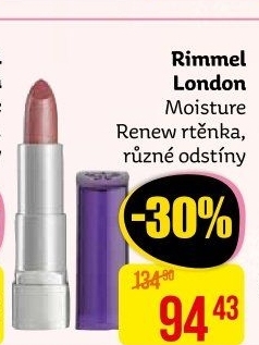 Rtěnka Moisture Renew Rimmel