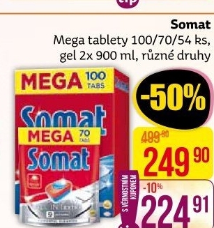 Tablety do myčky Somat