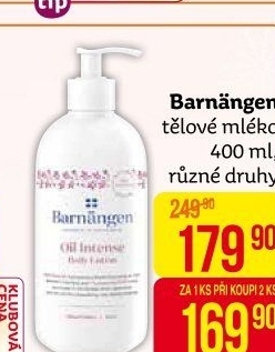 Tělové mléko Barnängen