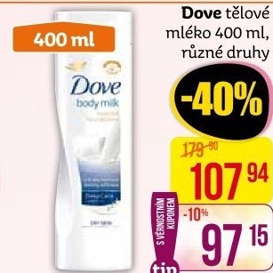 Tělové mléko Dove