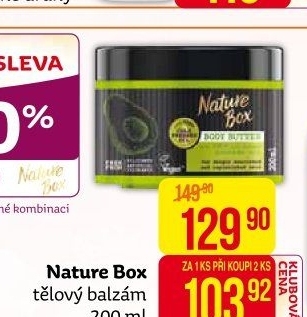 Tělový balzám Nature box