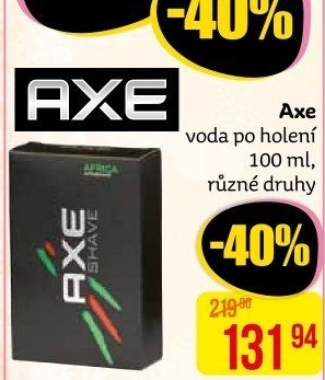 Voda po holení Axe