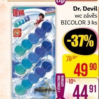 WC blok Bicolor Dr. Devil