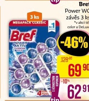 WC blok tuhý Power Aktiv Bref